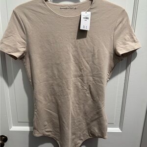 Abercrombie & Fitch Women's Tan Bodysuit